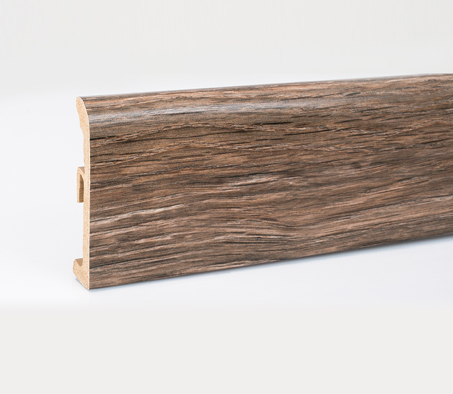 Плинтус пластиковый Ultima 80 Silesia Oak