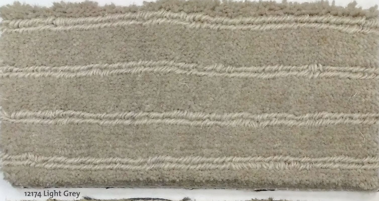 Ковролин из шерсти Eco-Rib ITC 12174 Light Grey